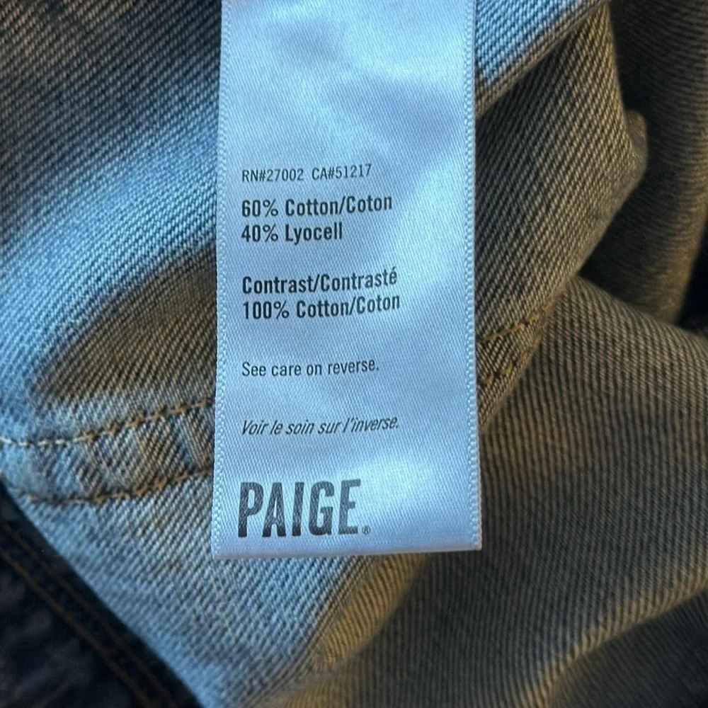 Anthropologie PAIGE Sierra High Rise Denim Overalls Distressed